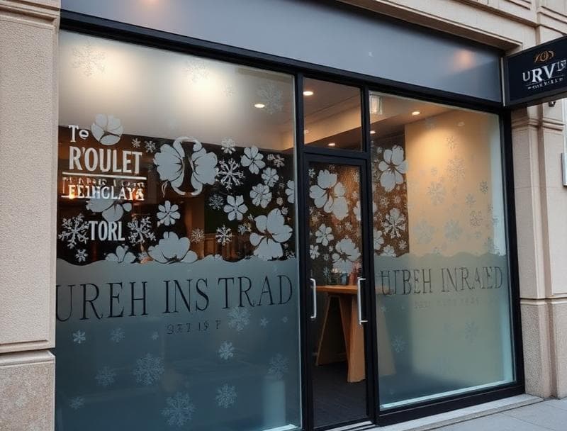 Retail Store — Frosted Branding Film